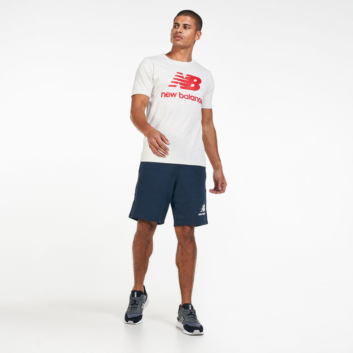 New Balance Men's Essentials Stacked Logo Shorts New Balance Men's Essentials Stacked Logo Shorts image number 2