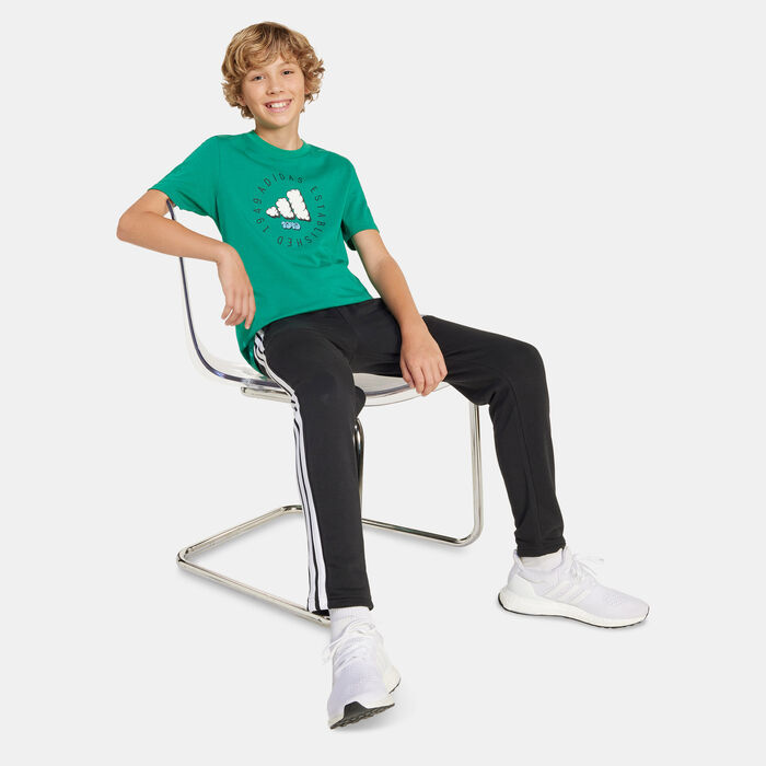 adidas Kids' Fun Graphic T-Shirt Green adidas Kids' Fun Graphic T-Shirt Green image number 2
