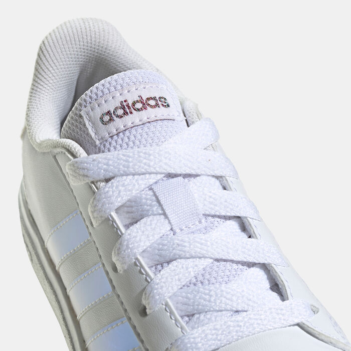 adidas Kids' Grand Court 2.0 Tennis Shoes White adidas Kids' Grand Court 2.0 Tennis Shoes White image number 10