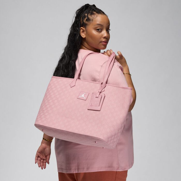 Jordan Monogram Tote Bag Pink Jordan Monogram Tote Bag Pink image number 0