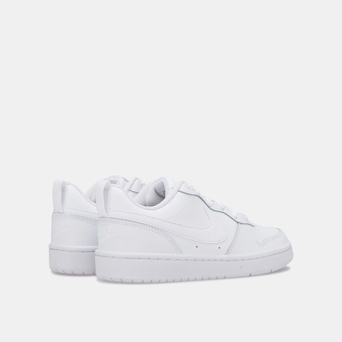 Nike Kids' Court Borough Low 2 Shoe (Older Kids) White image number 2