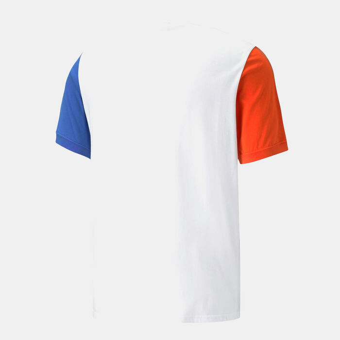 PUMA Men's Classics Block T-Shirt White PUMA Men's Classics Block T-Shirt White image number 1