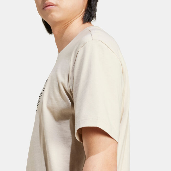 adidas Originals Men's Trefoil T-Shirt Beige adidas Originals Men's Trefoil T-Shirt Beige image number 4