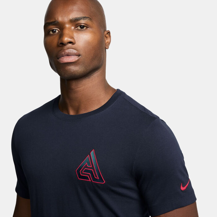 Nike Men's Giannis Antetokounmpo Giannis T-Shirt Blue Nike Men's Giannis Antetokounmpo Giannis T-Shirt Blue image number 2