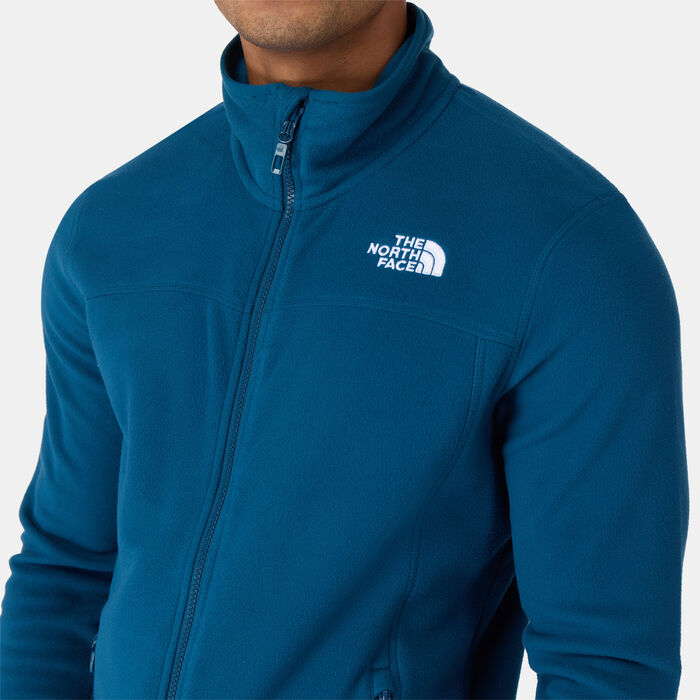 The North Face Men's 100 Glacier Fleece Full-Zip Jacket Green The North Face Men's 100 Glacier Fleece Full-Zip Jacket Green image number 3