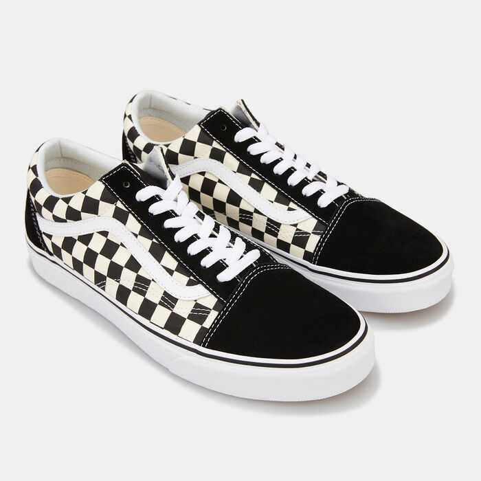 Vans Old Skool Checkerboard Unisex Shoe Black Vans Old Skool Checkerboard Unisex Shoe Black image number 1
