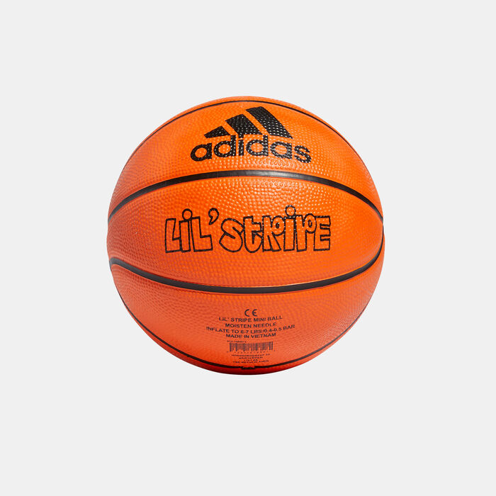 adidas Kids' Lil' Stripe Mini Basketball Brown adidas Kids' Lil' Stripe Mini Basketball Brown image number 1