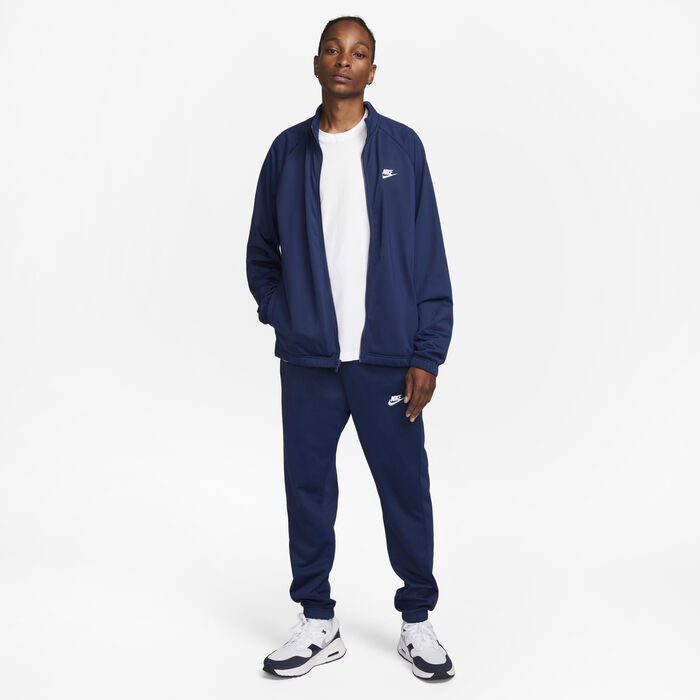 Nike Men's Club Poly-Knit Tracksuit Blue image number 8