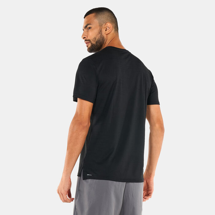 PUMA Men's Jacquard Training T-Shirt Black PUMA Men's Jacquard Training T-Shirt Black image number 1