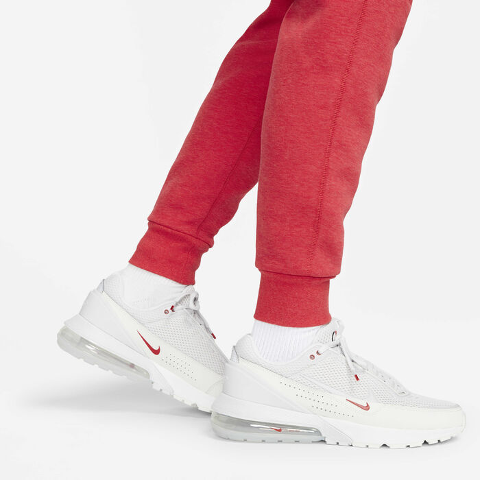 Nike Men's Sportswear Tech Fleece Joggers Red image number 6