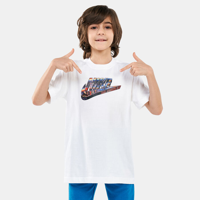Nike Kids' Sportswear Worldwide T-Shirt (Older Kids) Black Nike Kids' Sportswear Worldwide T-Shirt (Older Kids) Black image number 0