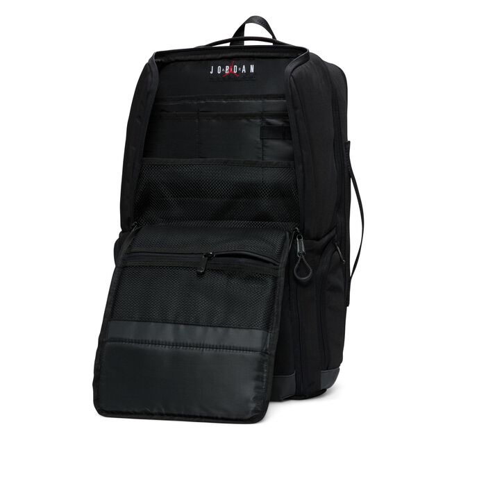 Jordan Collector's Shoes Organizer Backpack Black Jordan Collector's Shoes Organizer Backpack Black image number 6