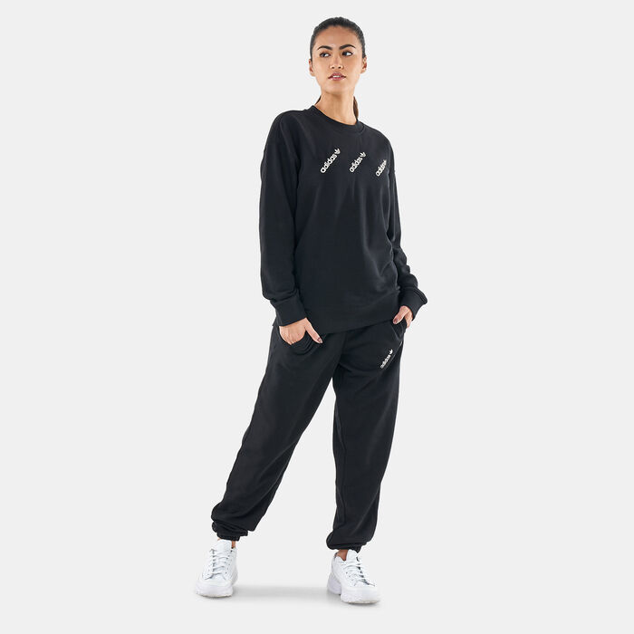 adidas Originals Women's Crew Sweatshirt Black image number 2