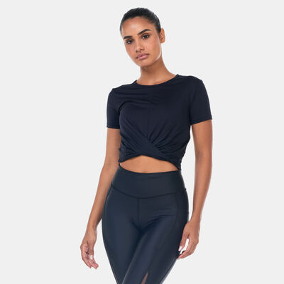 Under Armour Women's Motion Crossover Crop Top Black Under Armour Women's Motion Crossover Crop Top Black