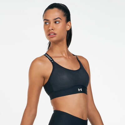Under Armour Women's Infinity Mid Sports Bra Black Under Armour Women's Infinity Mid Sports Bra Black