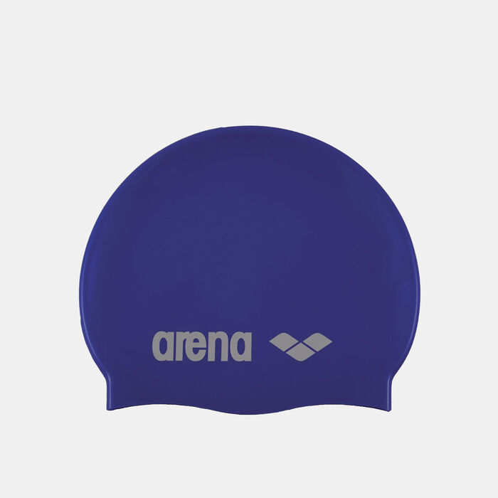 Arena Classic Silicone Swim Cap Blue Arena Classic Silicone Swim Cap Blue image number 0