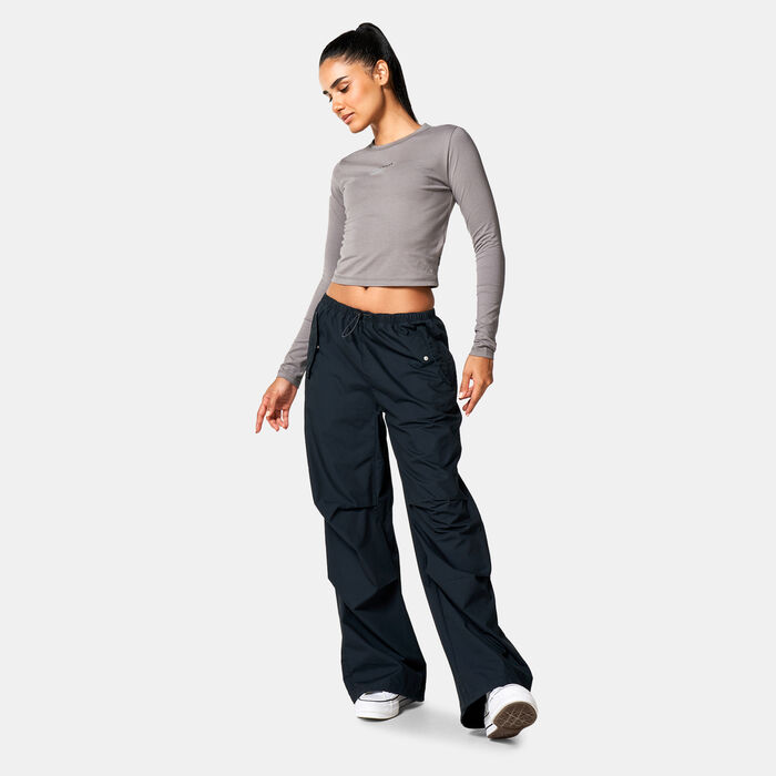 Converse Women's Parachute Pants Black Converse Women's Parachute Pants Black image number 2