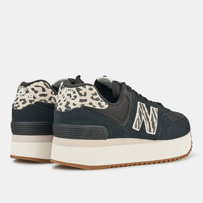 New Balance Women's 574 Shoe Black New Balance Women's 574 Shoe Black image number 2