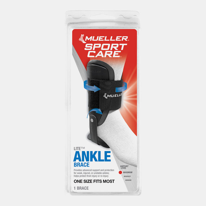 Mueller Lite Ankle Brace (One Size) Black Mueller Lite Ankle Brace (One Size) Black image number 1