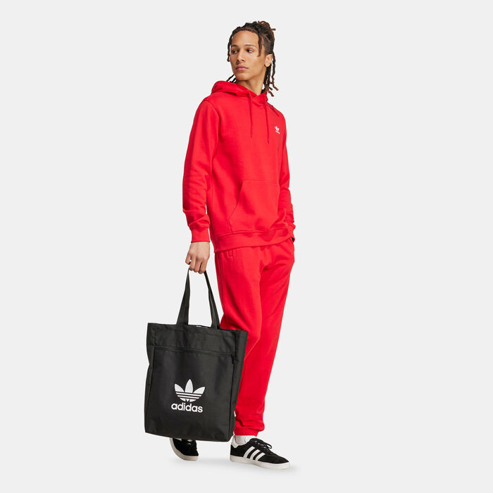 adidas Originals Men's Trefoil Essentials Hoodie Red image number 2