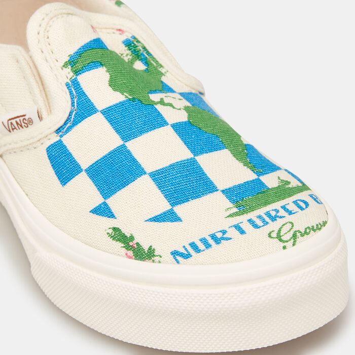 Vans Kids' Classic Slip-On Unisex Shoe Beige Vans Kids' Classic Slip-On Unisex Shoe Beige image number 4