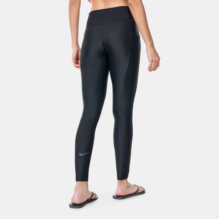 Nike Swim Women's Swim Victory Leggings Black Nike Swim Women's Swim Victory Leggings Black image number 1