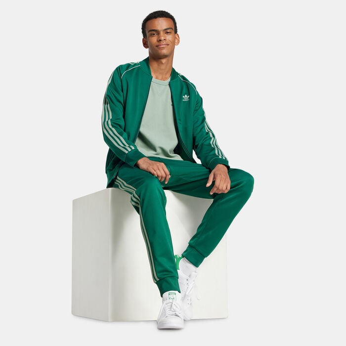 adidas Originals Men's Adicolor Classics SST Track Jacket Green adidas Originals Men's Adicolor Classics SST Track Jacket Green image number 2