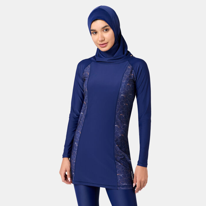 COEGA Women's Modest 3-Piece Swimsuit Blue COEGA Women's Modest 3-Piece Swimsuit Blue image number 2
