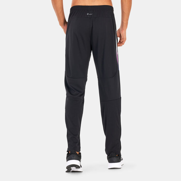 adidas Men's Run Icons 3-Stripes Pants Black adidas Men's Run Icons 3-Stripes Pants Black image number 1