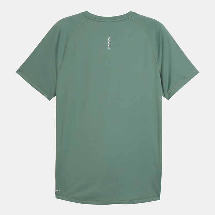 PUMA Men's VELOCITY Running T-Shirt Green PUMA Men's VELOCITY Running T-Shirt Green image number 1
