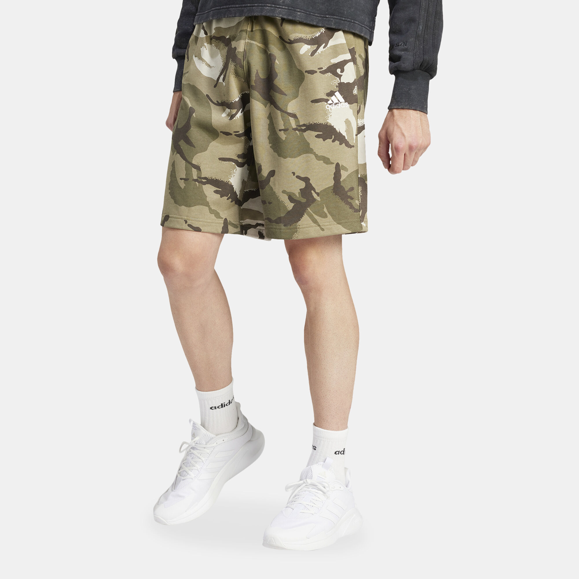Men s Seasonal Essentials Camouflage Shorts Green adidas in KSA SSS