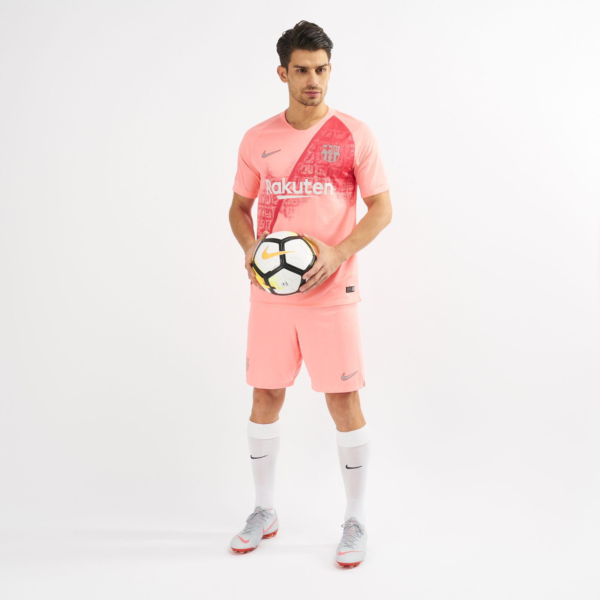 Fc barcelona sale pink jersey 2018