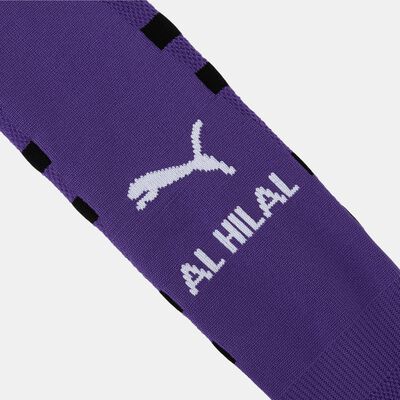 PUMA Men's Al Hilal Graphic Football Over-The-Calf Socks Purple