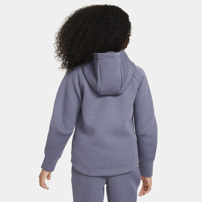 Nike Kids' Sportswear Tech Fleece Full-Zip Hoodie Blue Nike Kids' Sportswear Tech Fleece Full-Zip Hoodie Blue image number 1