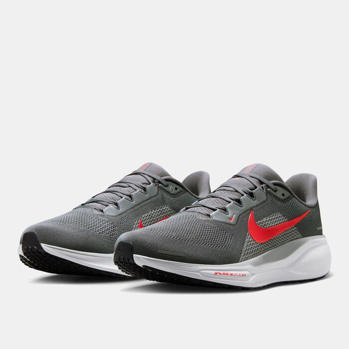 Nike Men's Pegasus 41 Road Running Shoes (Extra Wide) Grey Nike Men's Pegasus 41 Road Running Shoes (Extra Wide) Grey image number 1