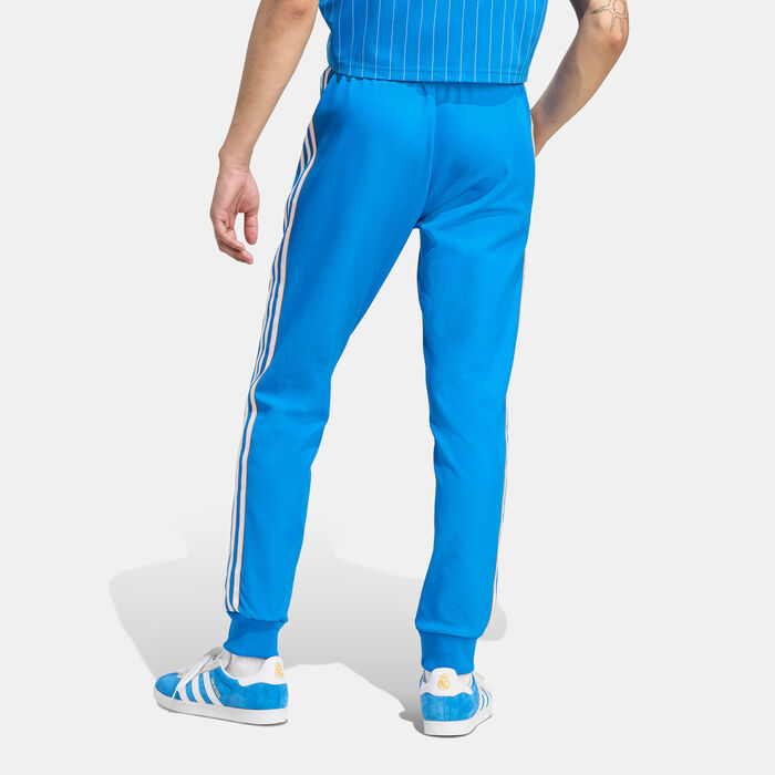 adidas Men's Real Madrid Terrace Icons Track Pants Blue adidas Men's Real Madrid Terrace Icons Track Pants Blue image number 1