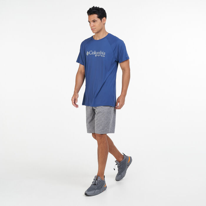 Columbia Men's PFG Reel Net Knit EcoNet™ T-Shirt Blue Columbia Men's PFG Reel Net Knit EcoNet™ T-Shirt Blue image number 2