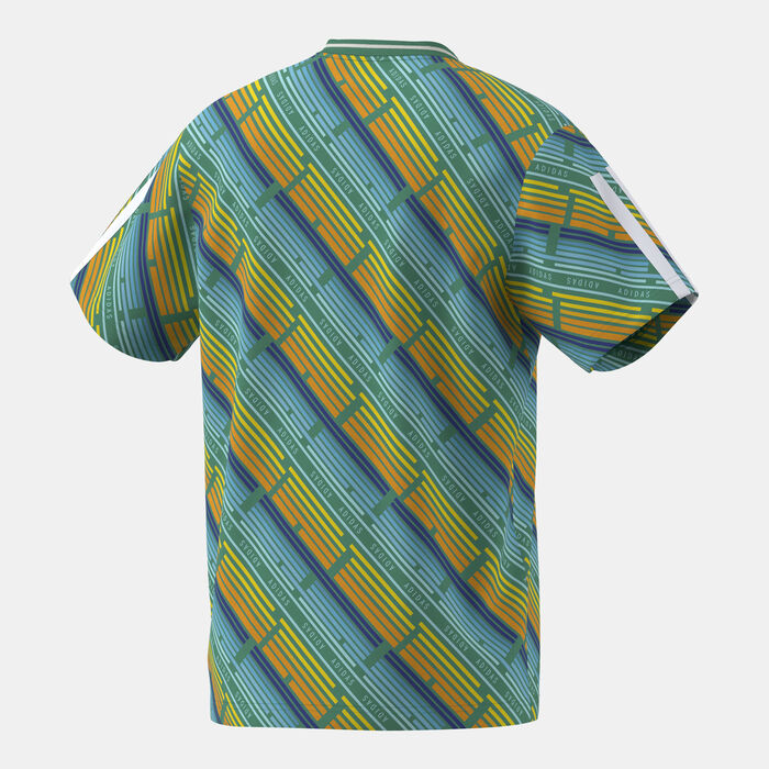 adidas Men's Emerging Harmony Allover Print T-Shirt Multi-Color adidas Men's Emerging Harmony Allover Print T-Shirt Multi-Color image number 1