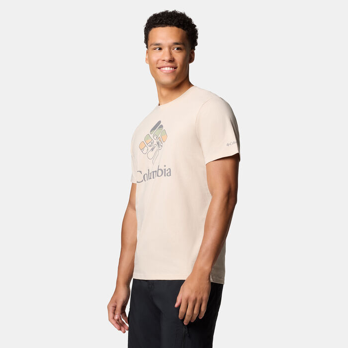 Columbia Men's Rapid Ridge™ Graphic T-Shirt Beige Columbia Men's Rapid Ridge™ Graphic T-Shirt Beige image number 2