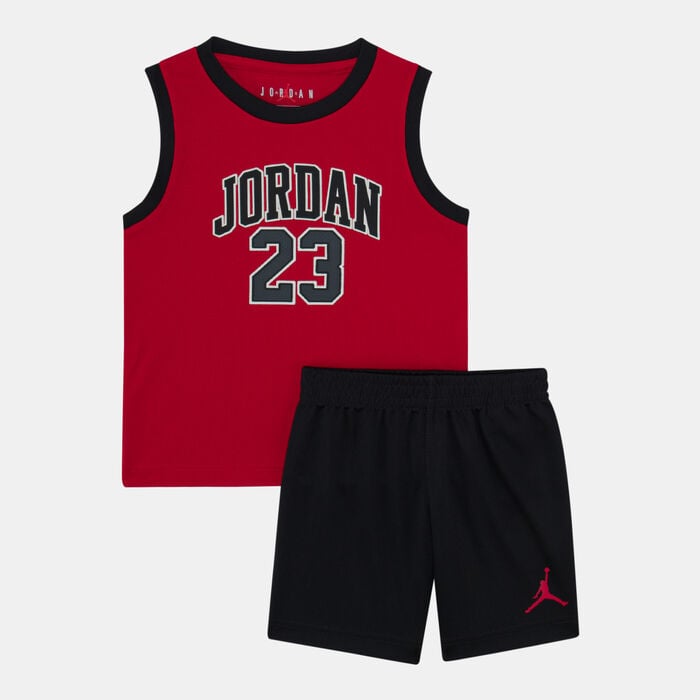 Jordan Kids' 23 2-Piece Jersey Set Red Jordan Kids' 23 2-Piece Jersey Set Red image number 0