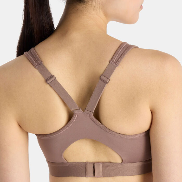 New Balance Women's Essential High-Support Running Sports Bra Beige New Balance Women's Essential High-Support Running Sports Bra Beige image number 4