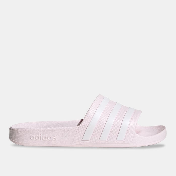adidas Women's Adilette Aqua Slides Pink adidas Women's Adilette Aqua Slides Pink image number 1