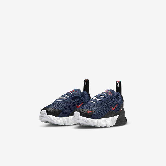 Nike Kids' Air Max 270 Shoes Blue image number 4