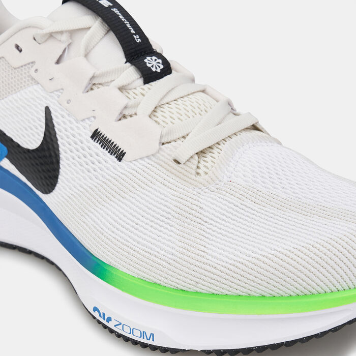 Nike Men's Structure 25 Road Running Shoes White image number 5