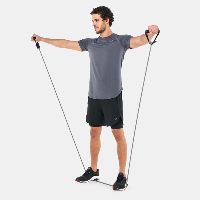 SQUATWOLF Men's Limitless Razor T-Shirt Grey image number 2