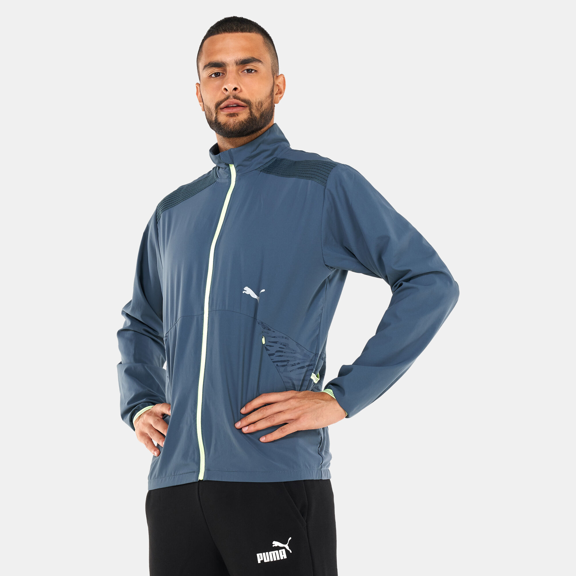 Puma men's running jacket clearance