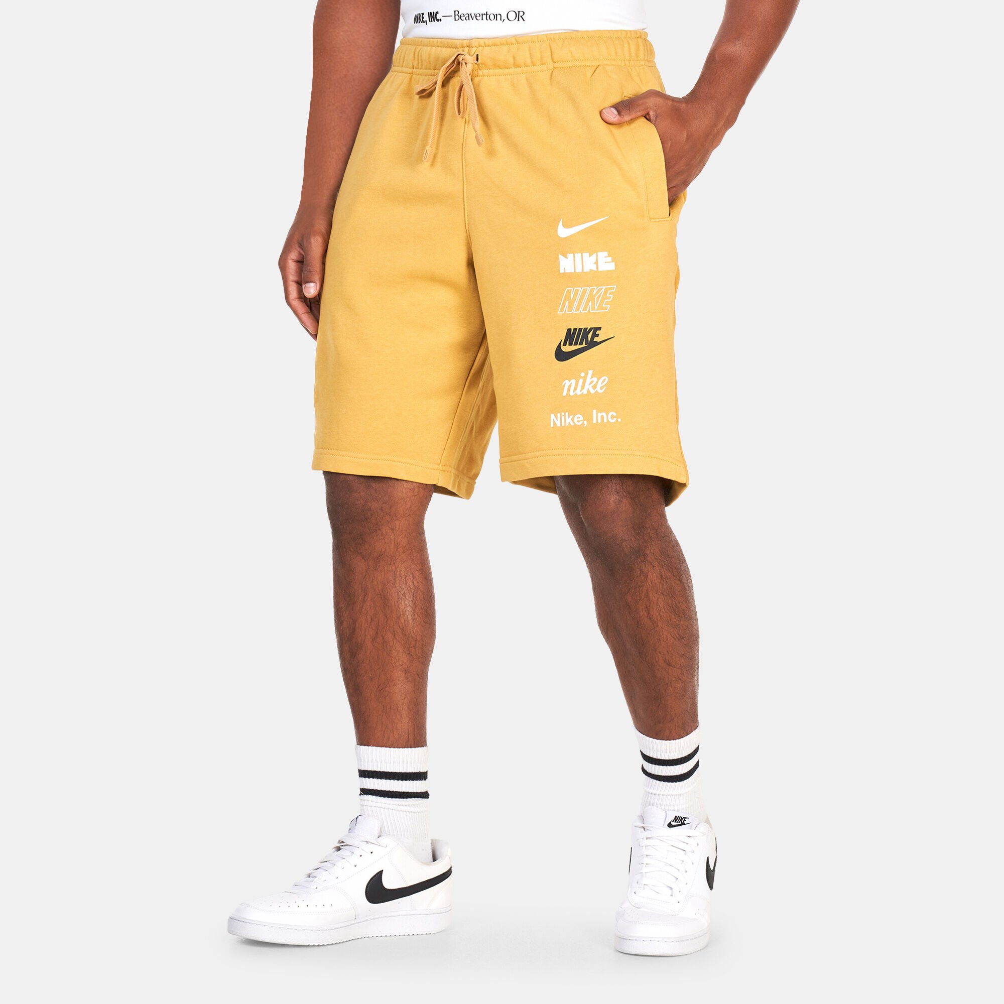 Men s Logo Club Shorts Gold Nike in KSA SSS