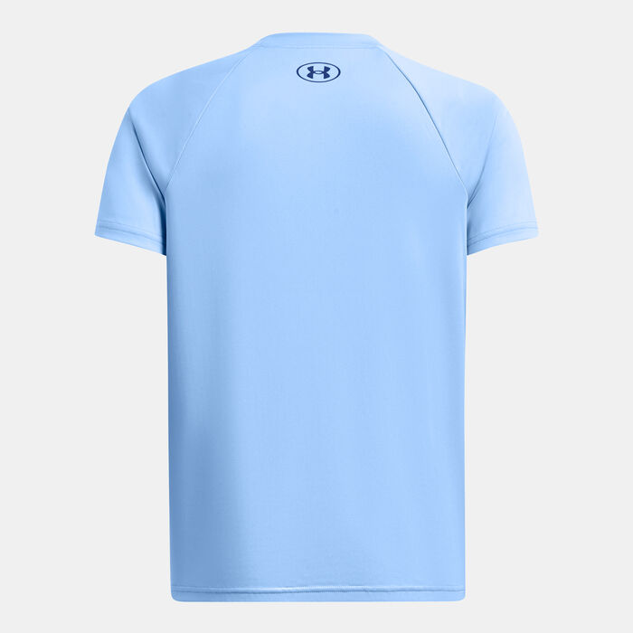 Under Armour Kids' UA Tech Big Logo T-Shirt Blue Under Armour Kids' UA Tech Big Logo T-Shirt Blue image number 1