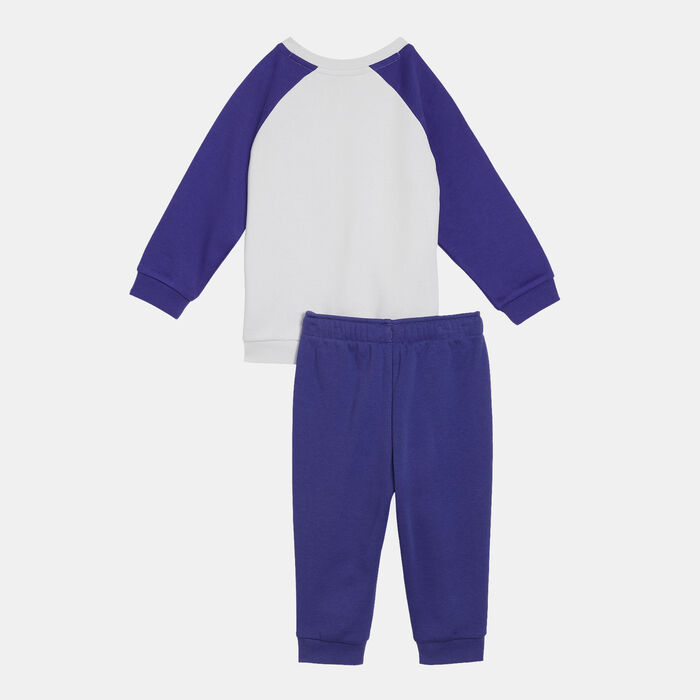 PUMA Kids' Minicats Essential Sweatshirt and Joggers Set Blue image number 1