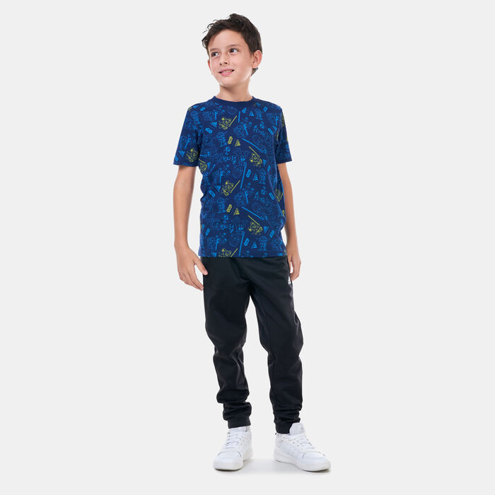 adidas Kids' Star Wars Young Jedi T-Shirt Blue adidas Kids' Star Wars Young Jedi T-Shirt Blue image number 2